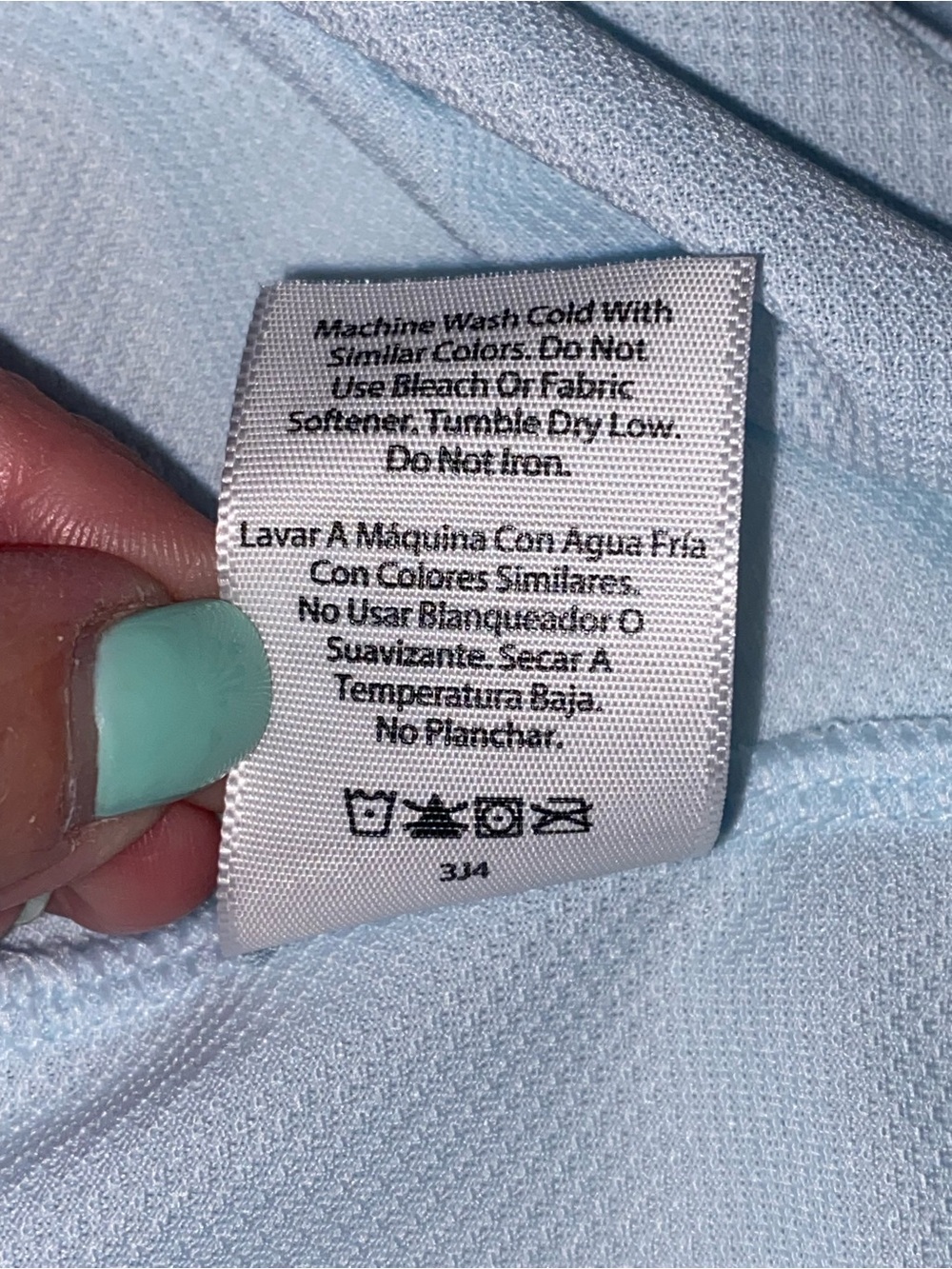 Athletic Works Light Blue DriWorks Racerback Tank - Picture 4 of 16